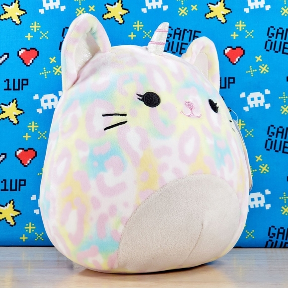 Squishmallow Soraya the Cheetah-Corn 8" UltraSoft Stuffed Fantasy Pal Plush NWT - Picture 2 of 12